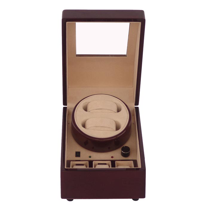 2 watch winder with 3 watch case